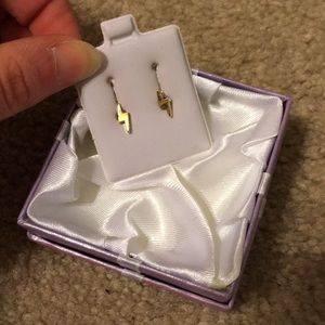 Lightning bolt earrings